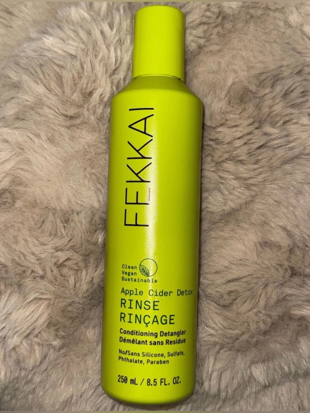 Apple Cider Detox Rinse - Bright Lime Green Conditioning Detangler